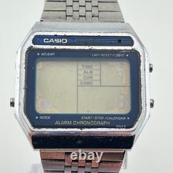 Casio GM-20 Game Watch Blue Face Module 165 FOR PARTS OR REPAIR