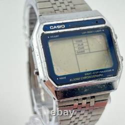 Casio GM-20 Game Watch Blue Face Module 165 FOR PARTS OR REPAIR