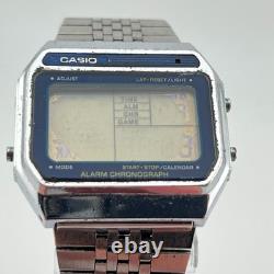 Casio GM-20 Game Watch Blue Face Module 165 FOR PARTS OR REPAIR