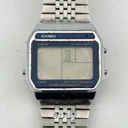 Casio GM-20 Game Watch Blue Face Module 165 FOR PARTS OR REPAIR