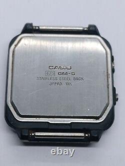 Casio GM 5 Game wrist watch console Hustle Monira For Parts or repair