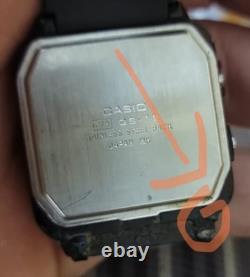 Casio Gs-12 Football Game Mod 478 Digital Vintage Not Work For Parts
