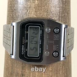 Casio Men 52QS-14 Silver Expansion Quartz Digital For Watch Parts Or Repair Only