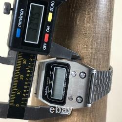 Casio Men 52QS-14 Silver Expansion Quartz Digital For Watch Parts Or Repair Only