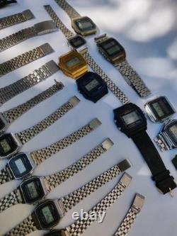 Casio Watches Lot (38pcs)-Japan Made-21 Working+17 Non-Working-Vintage For parts