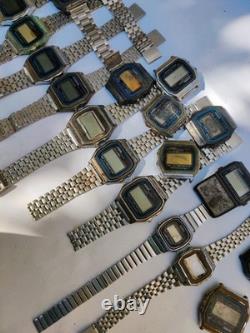 Casio Watches Lot (38pcs)-Japan Made-21 Working+17 Non-Working-Vintage For parts