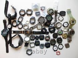 Casio vintage watches & case parts for use of parts