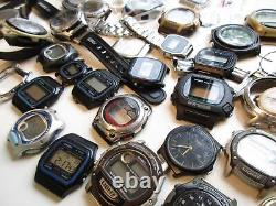 Casio vintage watches & case parts for use of parts