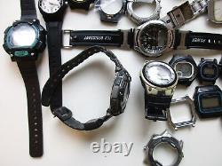 Casio vintage watches & case parts for use of parts