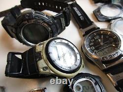 Casio vintage watches & case parts for use of parts