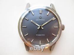 Certina cal. 25-66 watch movement Swiss Bristol 235 S/S case to repair