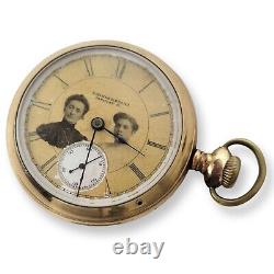 Circa 1887 Antique Aurora Watch Co Pocket Watch (Thomas & Brand) NOT WORKING