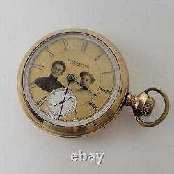 Circa 1887 Antique Aurora Watch Co Pocket Watch (Thomas & Brand) NOT WORKING