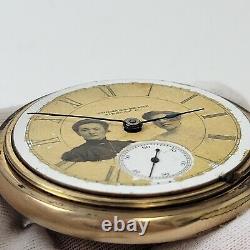 Circa 1887 Antique Aurora Watch Co Pocket Watch (Thomas & Brand) NOT WORKING