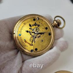 Circa 1887 Antique Aurora Watch Co Pocket Watch (Thomas & Brand) NOT WORKING