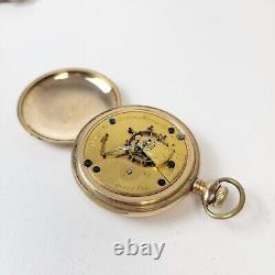 Circa 1887 Antique Aurora Watch Co Pocket Watch (Thomas & Brand) NOT WORKING