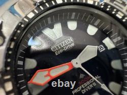 Citizen B873-S057892 Date Divers Professional 300m Eco-Drive For parts