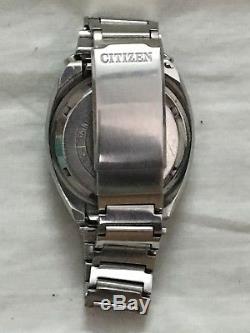 Citizen Bullhead Chronograph Automatic Mov. 8110A Men Watch For Parts With Band