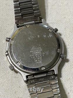 Citizen Chronograph Quartz Speedy 3530-351177 Not Working