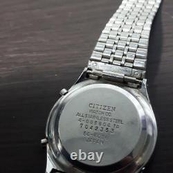 Citizen Kristalon LC Quartz Watch Stainless Steel Round 20cm Band For Parts