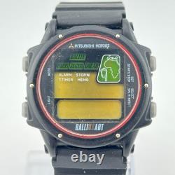 Citizen Mitsubishi Ralliart D101-312562Y Digital Watch FOR PARTS OR REPAIR