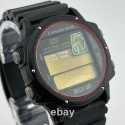 Citizen Mitsubishi Ralliart D101-312562Y Digital Watch FOR PARTS OR REPAIR
