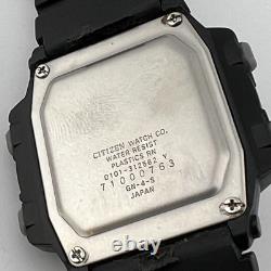Citizen Mitsubishi Ralliart D101-312562Y Digital Watch FOR PARTS OR REPAIR