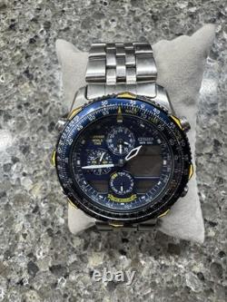 Citizen Navihawk Blue Angels 42mm Stainless Steel Case and Strap Wristwatch