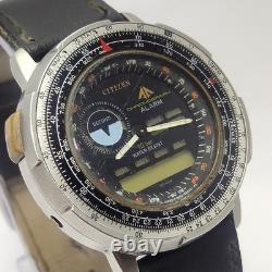 Citizen Quartz 8945-087623 Y Ana Digi Vintage Men's Watch For Parts ALM333AR8