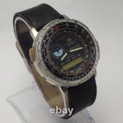 Citizen Quartz 8945-087623 Y Ana Digi Vintage Men's Watch For Parts ALM333AR8