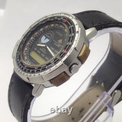 Citizen Quartz 8945-087623 Y Ana Digi Vintage Men's Watch For Parts ALM333AR8