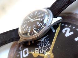 Clean Vintage 1969 Men's Vietnam War Issued Military Mechanical Watch MIL-W3818B