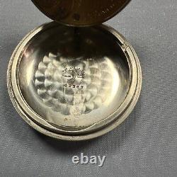 Columbus Watch Co Pocket Watch 1889 6s 11 jewel Open Face Not Working