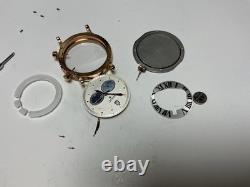 Complete CROTON ROSE GOLD PLATED WATCH PARTS LOT FOR PARTS OR REPAIR