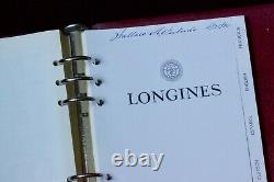 Complete original repair parts guide to Longines vintage watches published 1960s