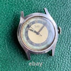 Croton Aquamatic Stainless Clamshell Case Wristwatch Runs PARTS / REPAIR #2