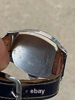 DONALD DUCK Vintage 1947 ROUND US TIME INGERSOLL WRIST WATCH FOR PARTS