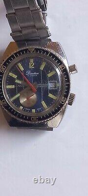 Dimetron watch diver chronograph flyback for repair or parts