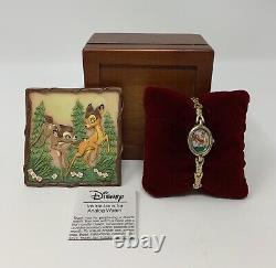 Disney Catalog Bambi & Faline Watch Limited Edition 0656/1500 NOT WORKING READ