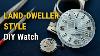Diy Rolex Land Dweller Look Watch For 124 Seiko Mod With Honeycomb Dial