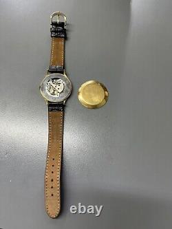 Doxa Antimagnetic 18K Watch 38MM for Parts or repair READ