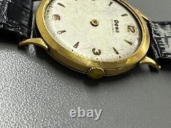 Doxa Antimagnetic 18K Watch 38MM for Parts or repair READ