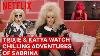 Drag Queens Trixie Mattel And Katya React To Chilling Adventures Of Sabrina Netflix
