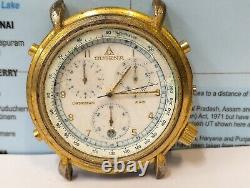Dugena Chronograph Quartz 428772 Men's Not Working Parts Purpose Vintage Watch