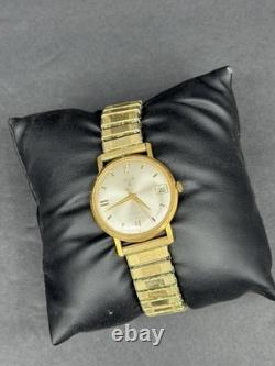 ELGIN 17 Jewel Date Watch Germany UNTESTED SOLD AS IS FOR PARTS OR REPAIR