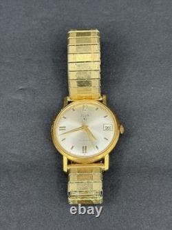 ELGIN 17 Jewel Date Watch Germany UNTESTED SOLD AS IS FOR PARTS OR REPAIR