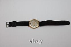 ELMAR 17 JEWELS MEN'S HEBREW DIAL 10K MICRONS G. P. Wrist Watch Parts / Repair