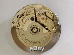 ETA 2879 25 jewels automatic movement watch date -Run &stop -for part