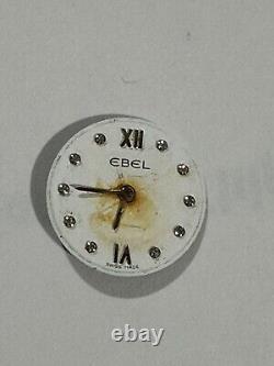 Ebel 66 Quartz Movement & 10 Diamond Dial (Not Working) For PARTS