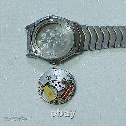 Ebel Watch Quartz For Parts Diamond Dial 22mm Steel Case and Bracelet SwissMade